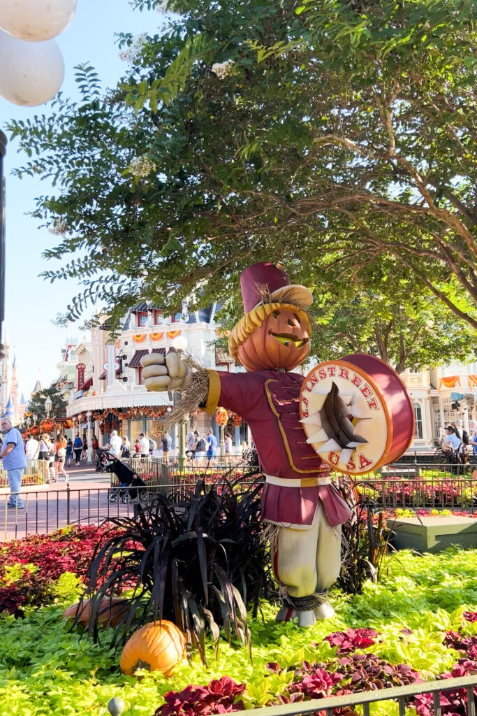 Halloween decor at Magic Kingdom