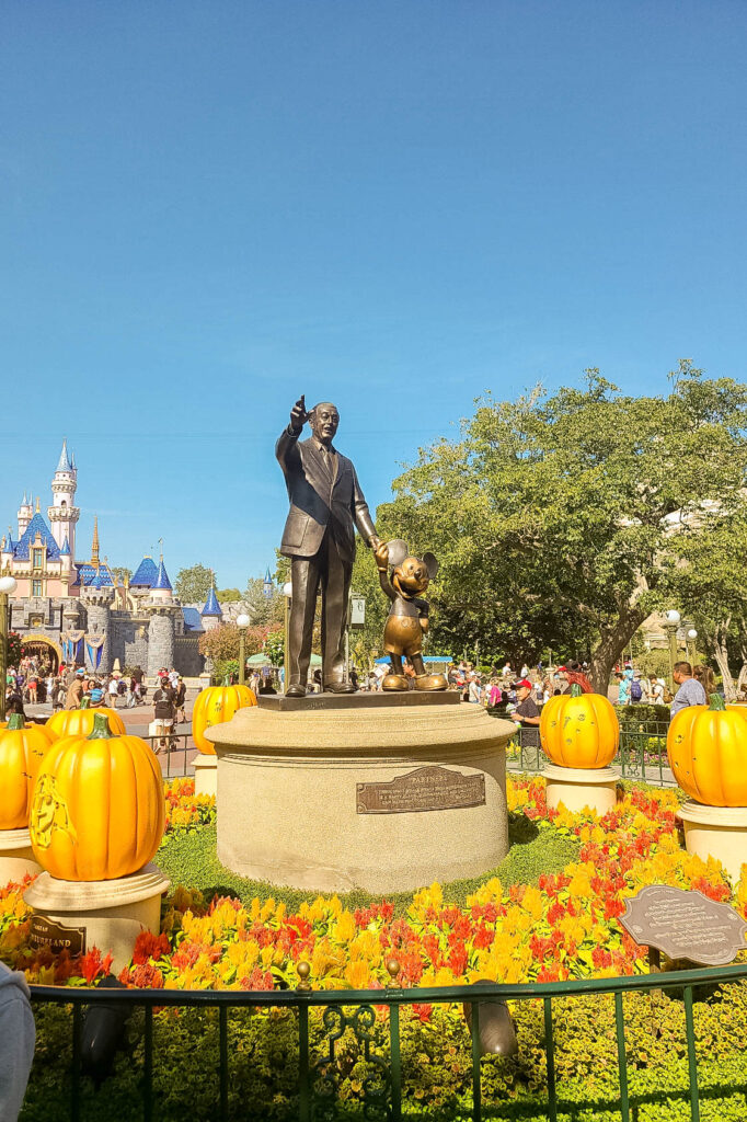 Halloween decor at Magic Kingdom