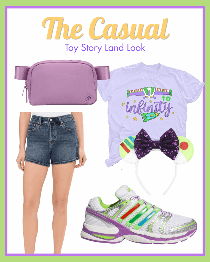 Want to Disneybound as Buzz Lightyear without going over the top? These cute outfit ideas are comfortable enough for a full park day and inspired by everyone's favorite Space Ranger.