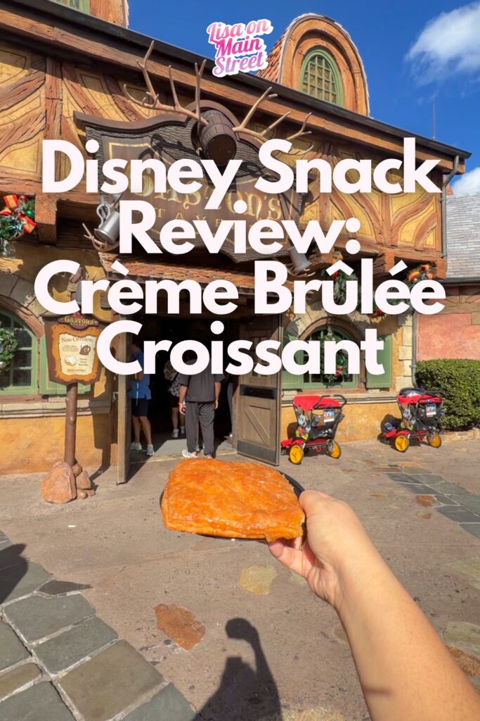 This Magic Kingdom pastry has developed quite the following, but does it actually live up to the hype? Read my honest review of the Crème Brûlée Croissant at Gaston's Tavern after finally trying it on a solo Disney trip.